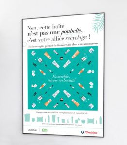 L'Oréal x Terracycle affiche